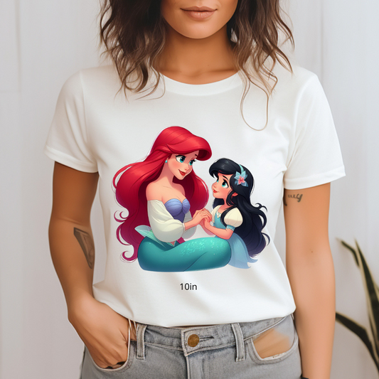 Ariel and Melody DTF